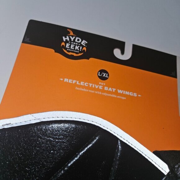 NEW Reflective Bat Wings Halloween Costume Accessory Hyde & Eek Dog Large/XL - Picture 6 of 9